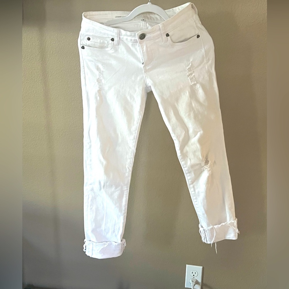 Kut by Kloth white jeans